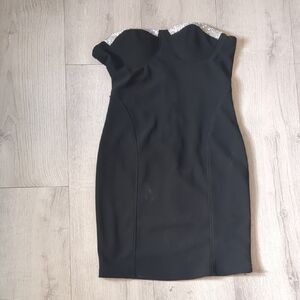 Elegant Black Strapless Dress